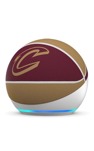Image of Amazon Echo Dot (newest model) | Officially Licensed NBA Limited-Edition | Cleveland Cavaliers
