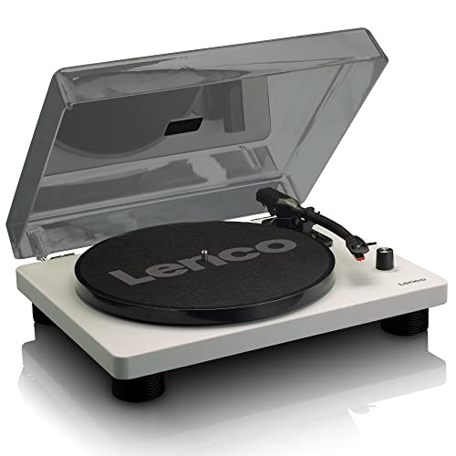 Giradischi Lenco (Ls-50 Grey) Uscita Rca E Usb 2 Speaker Interni Con Amplificato
