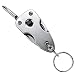Produktbild 7 in 1 Schlüsselring im Freienüberleben Werkzeug Multifunktions-Tactical Keychain Pocket Survival Tool EDC-Gang mit Folding Messer Opener LED-Taschenlampe Schraubendreher mit Batterie