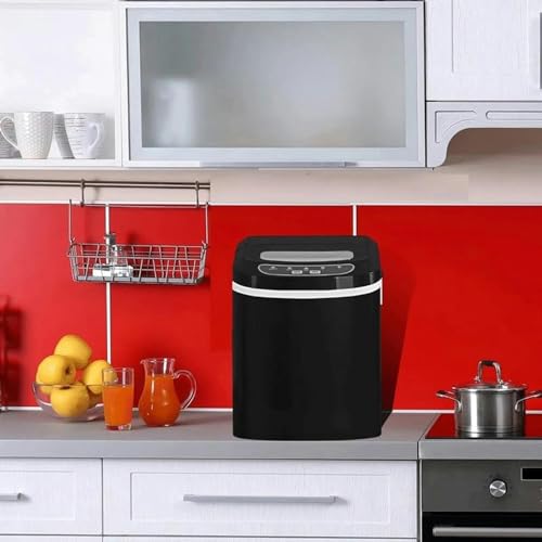 Máquina compacta portátil para hacer hielo 26 lb/día miniatura 3