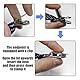 4-Teiliger Handschuhclip, Anti-Rutsch-Handschuhclip, Anti-Verlust-Handschuhclip, Multifunktionaler Elastischer Gurtbandclip, Edelstahl-Handschuhclip