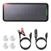 GIARIDE Solar Battery Charger Solar Trickle Charger 7.5W 18V 12V Sunpower Solar Panel Maintainer Backup for Car Boat RV Tractor Motorcycle and Auto Batteries