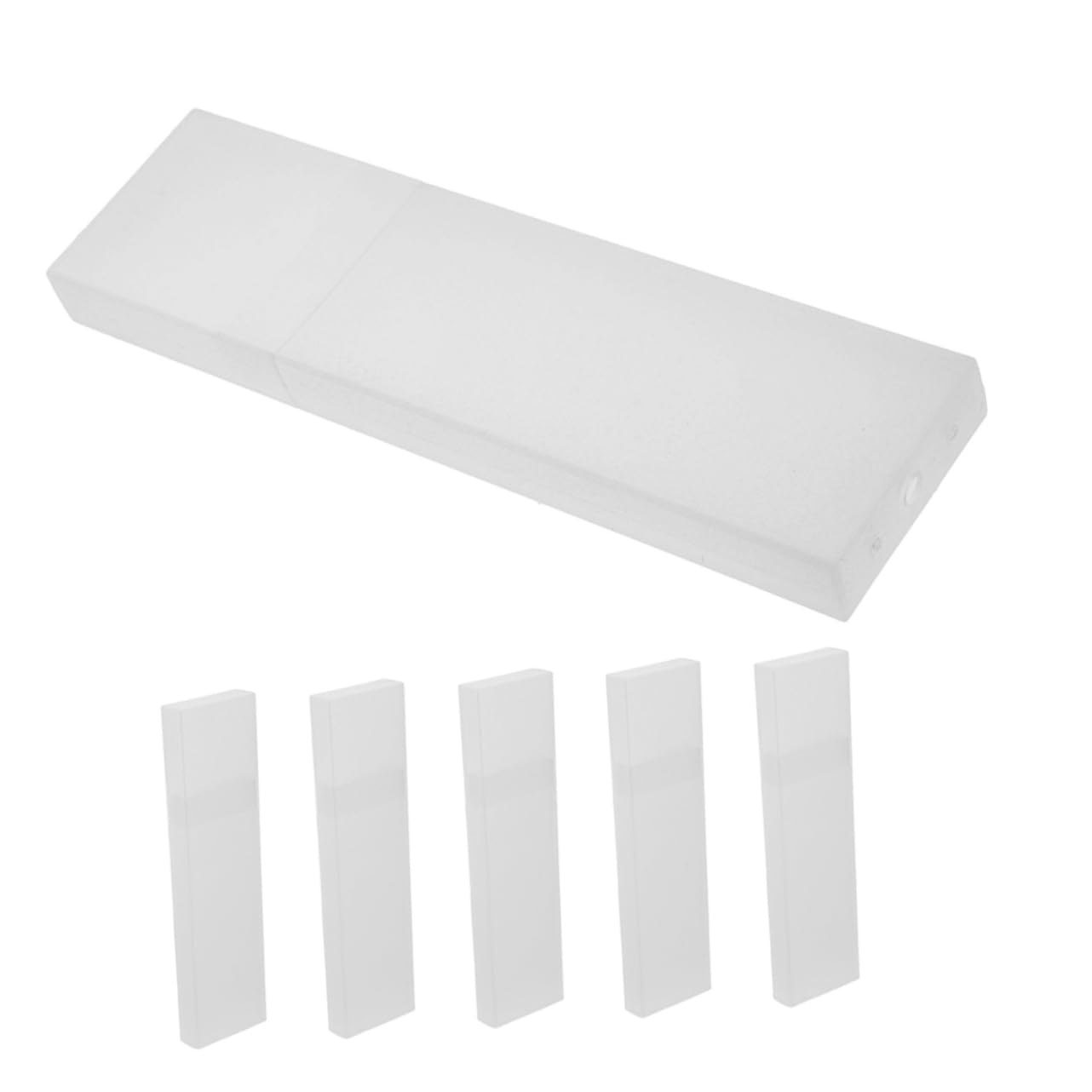 PartyKindom Plastic Tongue Scraper Storage Box 6pcs Multiuse Case for Travel Daily Organizing