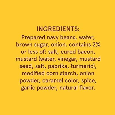BUSH'S BEST 16 oz Canned Onion Baked Beans, Source of Plant Based Protein and Fiber, Low Fat, Gluten Free, (Pack of 12)