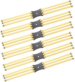 JUHONNZ Catapult Bands,6 Pcs 6-Strips Slingshot Rubber Bands Sling Shot Elastics Hunting Slingshot Replacements