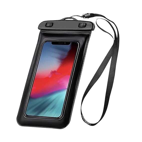 Vividify Waterproof Mobile Pouch Cover for All Mobiles Cellphone Dry Bag Compatible for iPhone Samsung Mi Redmi Oppo VIVO All Other Smartphones up to 6.5 inches (Black) (B0D94PKHCM) Amazon Price History, Amazon Price Tracker