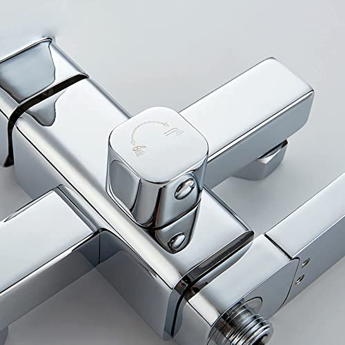 Robinet de baignoire avec douche à main en laiton LWX - 6