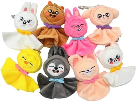 Generisch Sk-zoo Llavero de peluche 'STAY' mini llavero 9 cm stray-kids