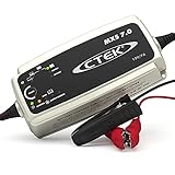 CTEK MXS 7.0 Chargeur de batterie entirement automatique (Charge, maintient et reconditionne les batteries auto, roulotte, camping-car) 12V, 7 Amp ? prise EU