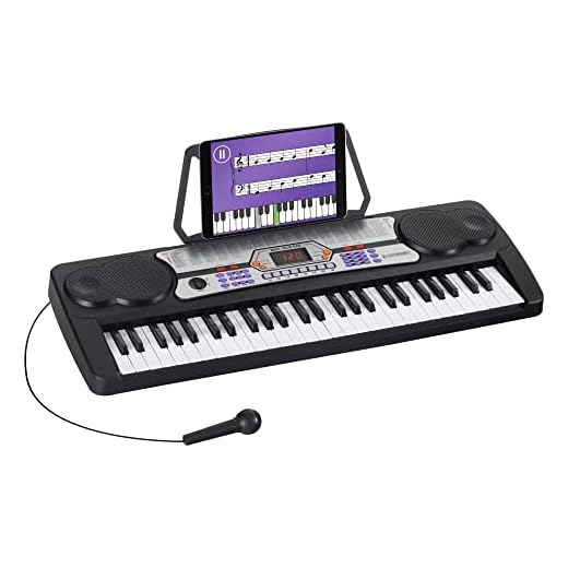 McGrey BK-5410 Tastiera 54 Tasti, Microfono e Leggio, Colore Sunburst