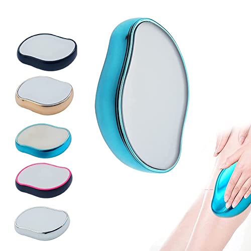 Crystal Hair Eraser, Hair Removal Stone for Women Men Painless Exfoliation Crystal Hair Removal Tool, Mini Magic Crystal Hair Remover, Apply to Any Part of Body