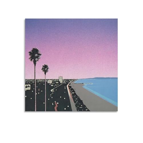 永井博 ポスター (18) パネル モダン部屋飾り 壁の絵 インテリア ホームアートワーク12x12inch(30x30cm)