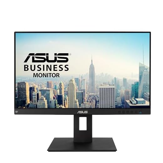 ASUS Business BE24EQSB - 24 Zoll Full HD Monitor - 16:9 IPS Panel, 1920x1080 - ergonomisch, Pivot, Blaulichtfilter - DP, HDMI, D-Sub, USB - Rahmenlos, Mini-PC Befestigung