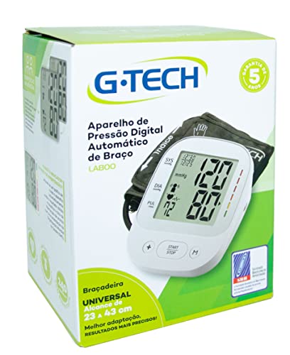 G Tec LA800, Aparelho de Pressão Digital de Braço, Branco, Fácil de Usar