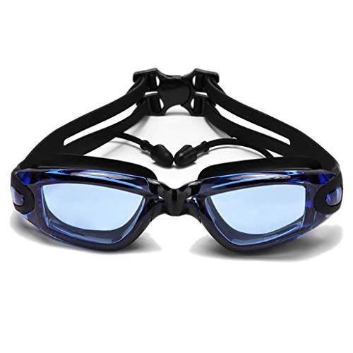 Lunettes de natation avec bouchons d'oreille pour adulte et enfant - Protection UV et anti-buée