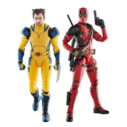 Marvel Legends Series: Deadpool & Wolverine Movie - Deadpool and Wolverine 6 Inch Action Figures Bundle