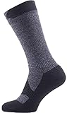SEALSKINZ 100% Waterproof Sock - Windproof & Breathable - Mid length