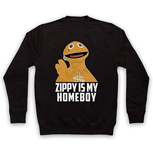 Sweat-shirt parodie TV show pour adulte look urbain Rainbow Zippy