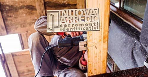 Nuova Arredo Holzfenster cm L 50 x 70 H – Doppelglas – Griff – gebeizt – zu behandeln: Imprägnierung/Lackierung – in jeder Farbe