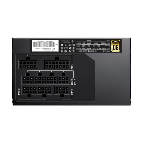 Fonte Modular Gamemax Gx850 850w 80 Plus Gold Preta