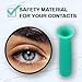 SPORTS WORLD VISION Soft Contact Lens Green Inserter Remover 3pc For Monthly and Daily Contact Lenses Suction Holder