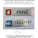 AUA SIGNALETIQUE - Plaque de porte Aluminium brossé imprimé AluSign - 200x50 mm - Double Face adhésif au dos - Impression UV directement sur l'aluminium (Pas de contre collage) (Cuisine 2