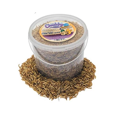 Chubby Mealworms Dried Mealworms and Calci Worm Mix, 5 Litres Cover