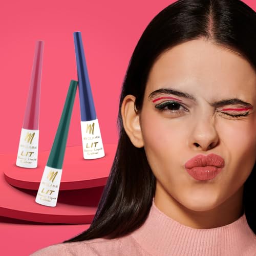 MyGlamm LIT Glossy Liquid Eyeliner-Black Party-3.5ml - Image 6