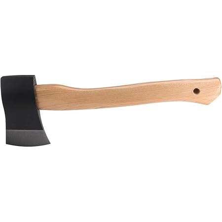 Amazon Co Jp Eletorot 斧 キャンプ用品 薪割り ガーデン用手斧 シース付き スポーツ アウトドア