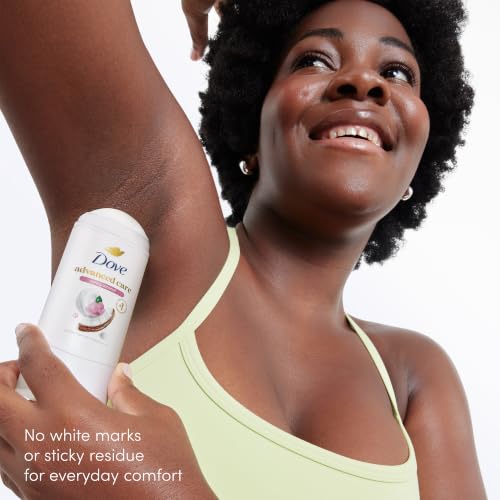 Image of Dove Advanced Care Antiperspirant Caring Coconut, 2 Count Deodorant Stick for Women, for 48 Hour Protection And Soft And Comfortable Underarms, 2.6 oz