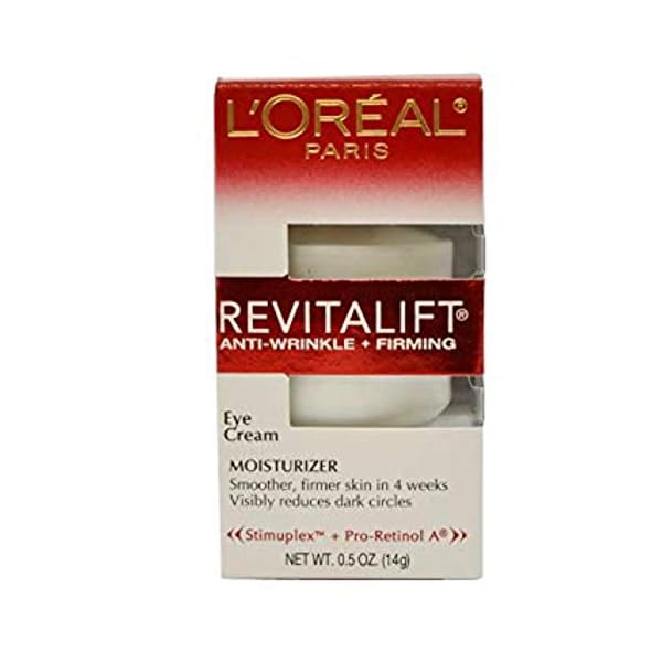 Loreal Revitalift Eye Cream 0.5 Ounce (14ml) (2 Pack)