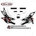 Arashi(Version 2.0) Adjustable Rearsets for HONDA CBR1000RR 2004-2007 / CBR600RR 2003-2005 2006 Motorcycle Accessories Footrests Foot Pegs Rear Set Black CBR 600 1000 CBR600 CBR1000 RR 600RR