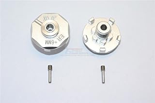 GPM For Traxxas E-Revo Brushless Edition Upgrade Parts Aluminum Wheel Hex Claw (+6mm) - 2Pcs Silver