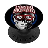 Lynyrd Skynyrd Freebird - Gafas de natación (diseño de Calavera) PopSockets PopGrip Adhesivo