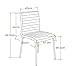 Amazon Brand - Movian Kander - Juego de 2 sillas de comedor,...