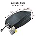 Champ Shoe Bag - Lightweight and Breathable for Any Atheltic Shoe Including Golf Spikes and More - Black