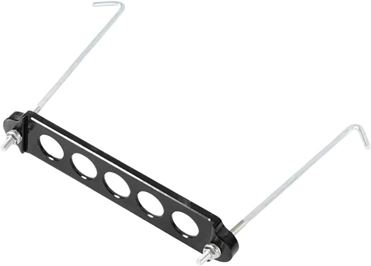 Fixed Bracket Car Racing Tie Down Mount Bracket Lock Anodized Fit for Honda Fit for Civic Si 2002-2005 Universal(Black)