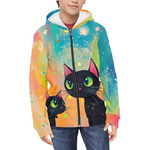 Kids Zipper Hoodies Fashion Boys Girls Hooded Sweatshirt Hoody with Pocket Outdoor Sports Jacket3