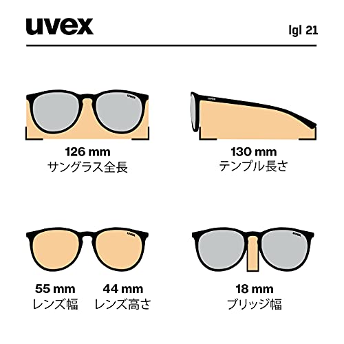 Uvex LGL 21, occhiali da sole unisex, specchiato