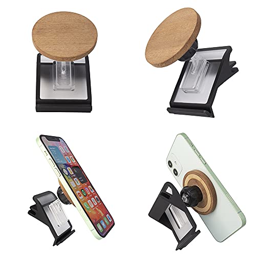 Tesla Model 3 y Phone Mount Holder Solid Wood Magnetic adsorption Vent Mobile Phone Bracket for iPhone 12 or for All Cellphone (air Vent Holder)