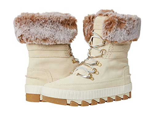 Sperry Women's Torrent Winter Lace Up Snow Boot, Ivory, 7.5