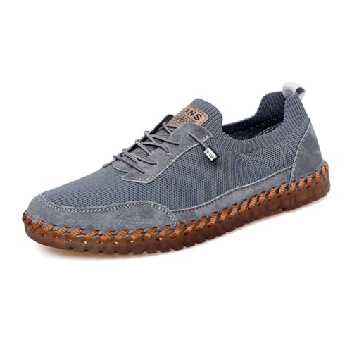 Image of Men's Genuine Leather Loafer Shoes Slip On Soft Walking Driving Shoes