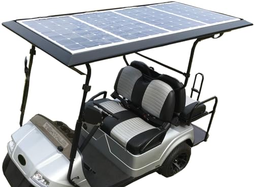 Tektrum Universal 600 watt 600w 48v Solar Panel Battery Charger Kit for Golf Cart - Charge While Driving, Save Electricity Bill, Extend Battery Life, Emergency