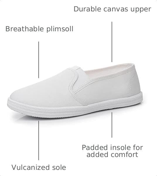Image of VenusCelia Women's Fortius Canvas Slip On Sneaker