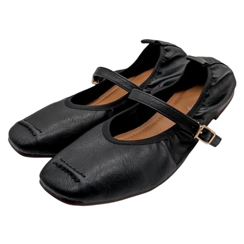 [APOSITV] �t���b�g�V���[�Y ���f�B�[�X �o���G�V���[�Y �y�� �X�g���b�v�t�� �����₷�� (�u���b�N, ���{�̌C�̃T�C�Y���@, ��l, ���l, 24.5 cm)