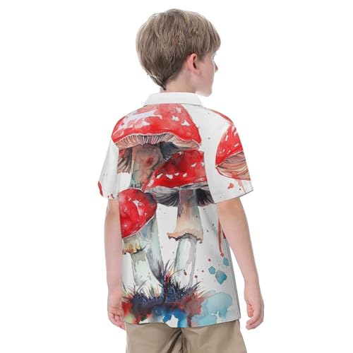 Children's Pure Cotton Short-Sleeved Shirt Daily Wear Style4