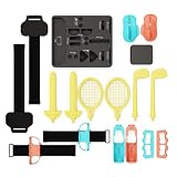 Juego de controladores de juegos de deportes de movimiento de 18 piezas para experiencias de juegos interactivos con diseño ergonómico y materiales ABS Juego interactivo familiar