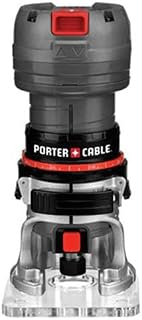 PORTER-CABLE PCE6430 4.5-Amp Single Speed 1/4-Inch Laminate Trimmer, Router