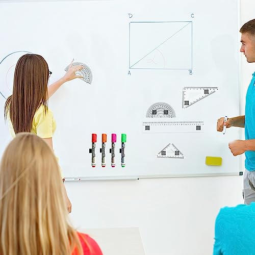 OFFCUP Magnetische Quadrate, 300 Stück, selbstklebende Magnetbögen (1 x 1 cm + 2 x 2 cm), Alternative zu Aufklebern