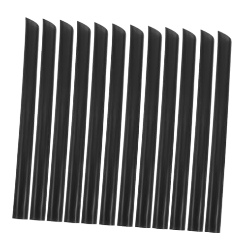 Ciieeo 100 pitillos desechables negros de 19 cm miniatura 1